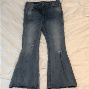 AE High Rise Boho Artist Jean